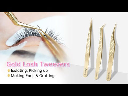 Lash Tweezers_Gold