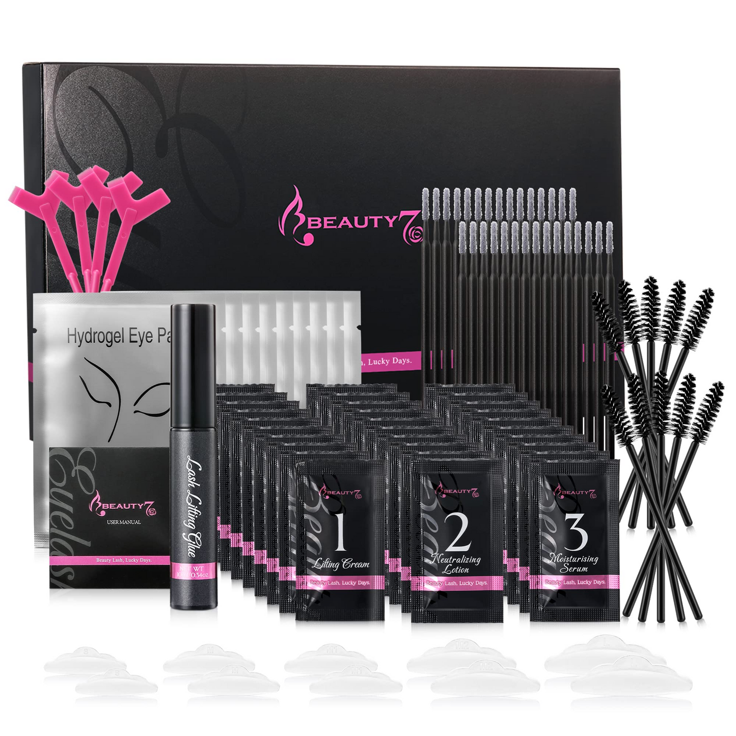 Eyelash Lift Kit, Professional Lash Perm Kit, Semi Permanent Curling Extension Set, Individual Package, for Eyelash Treatment Beauty7