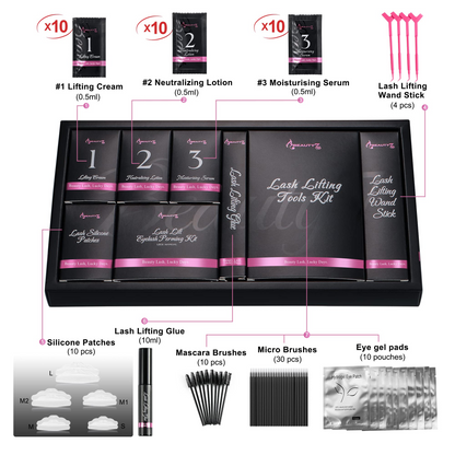 Eyelash Lift Kit, Professional Lash Perm Kit, Semi Permanent Curling Extension Set, Individual Package, for Eyelash Treatment Beauty7