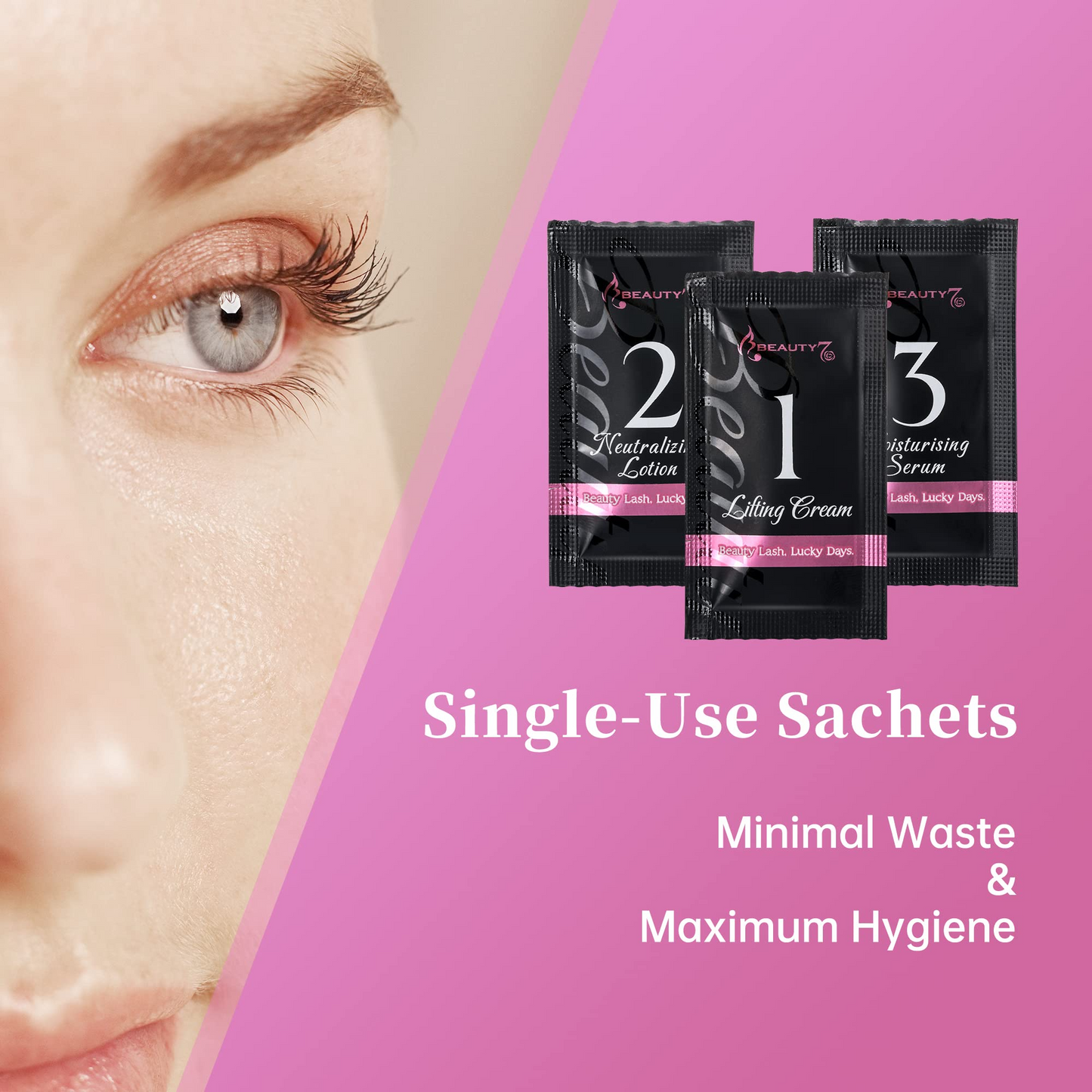 Eyelash Lift Kit, Professional Lash Perm Kit, Semi Permanent Curling Extension Set, Individual Package, for Eyelash Treatment Beauty7