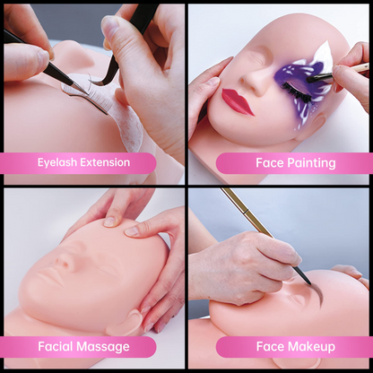 Mannequin Head with Practice Lash