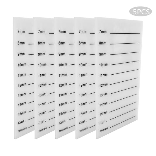 Acrylic Eyelash plates (for Eyelash Storage Box)