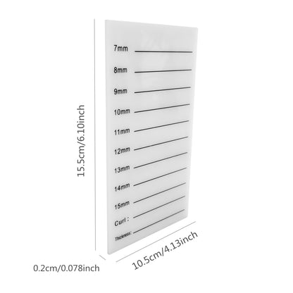 Acrylic Eyelash plates (for Eyelash Storage Box)