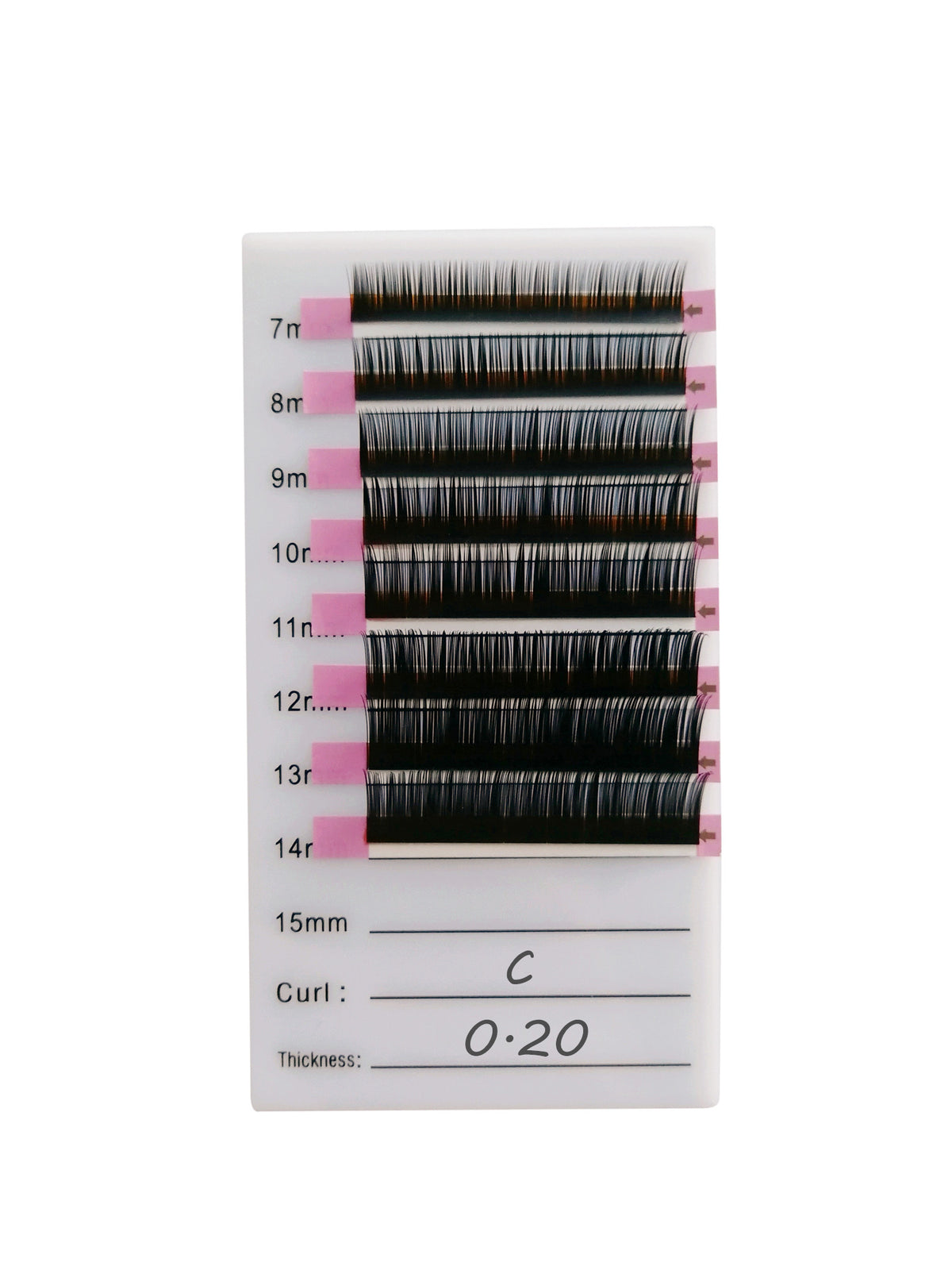 Acrylic Eyelash plates (for Eyelash Storage Box)