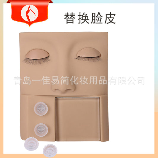 3 In 1 Eyelash Practice Face Kit